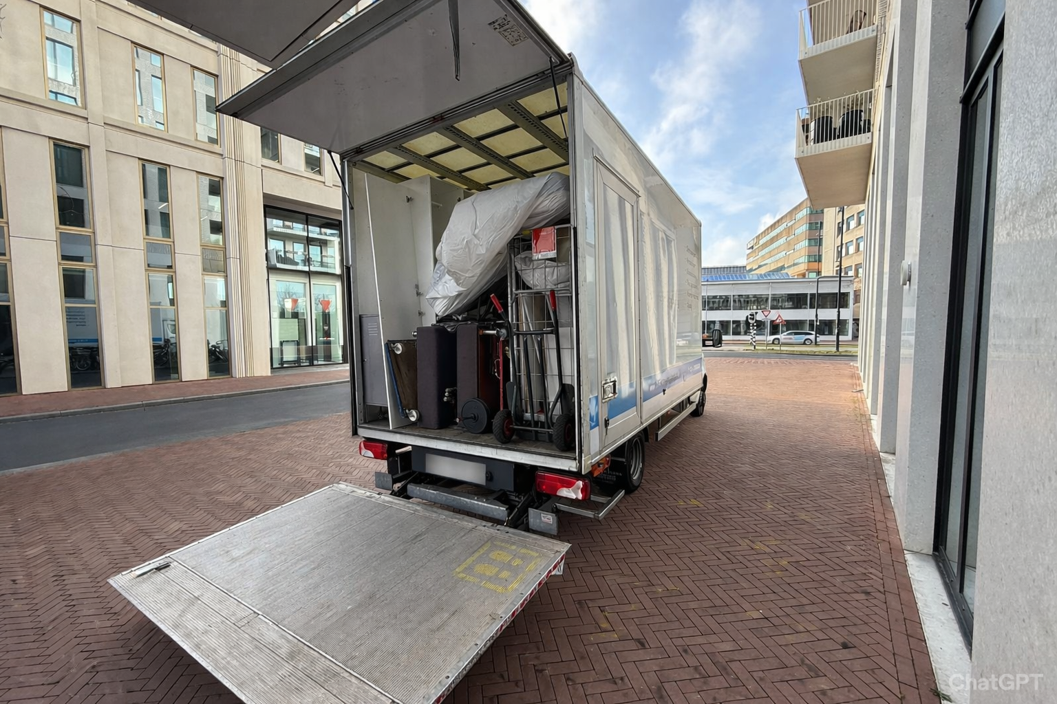 BPM verhuiswagen in actie